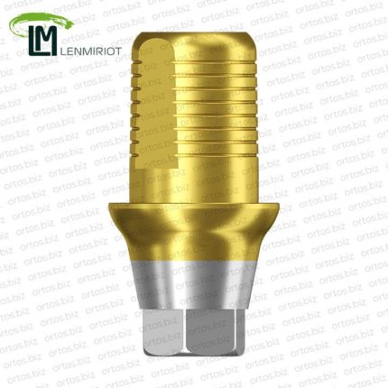Титановое основание TiN Flat, совместимое с Osstem Regular, Lenmiriot R